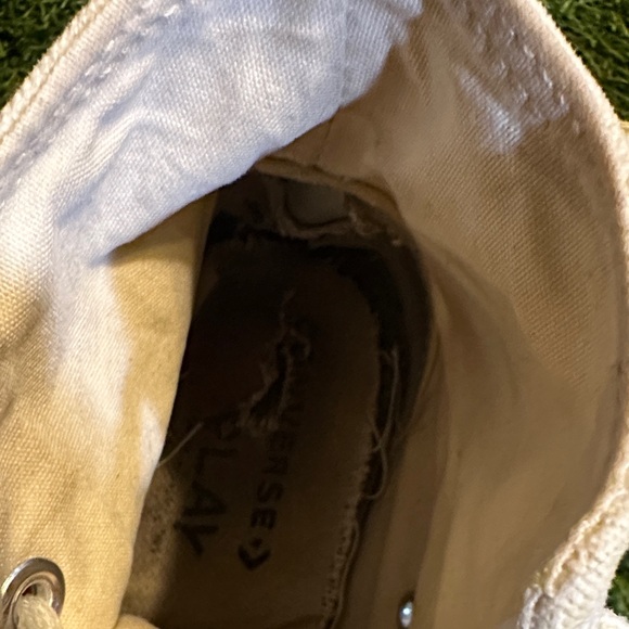 Comme Des Garcons X Converse All Star White High Top Sneakers - Picture 7 of 10
